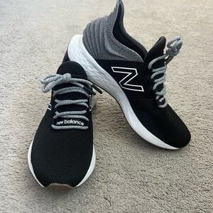 New Balance Black and White Athletic Shoes